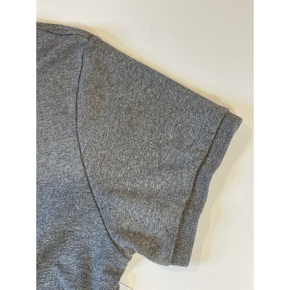 Polo Ralph Lauren Shirt Mens Medium Gray w/ Blue Pony Logo Classic Short Sleeve - Picture 9 of 10